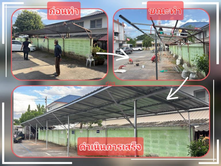 🏢🔧 ปรับปรุงที่จอดรถ เพื่ออำนวยความสะดวกแก่ประชาชนและข้าราชการตำรวจ 🚔